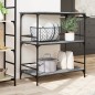 vidaXL Carrito de cocina madera ingeniería gris Sonoma 100,5x50x105 cm
