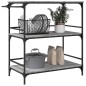 vidaXL Carrito de cocina madera ingeniería gris Sonoma 100,5x50x105 cm