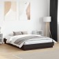 vidaXL Estructura de cama con luces LED negro 140x190 cm vidaXL Estructura de cama con luces LED negro 140x190 cm
