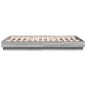 vidaXL Estructura de cama con luces LED gris Sonoma 150x200 cm vidaXL Estructura de cama con luces LED gris Sonoma 150x200 cm
