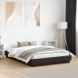 vidaXL Estructura de cama con luces LED negro 135x190 cm vidaXL Estructura de cama con luces LED negro 135x190 cm