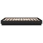 vidaXL Estructura de cama con luces LED negro 135x190 cm vidaXL Estructura de cama con luces LED negro 135x190 cm