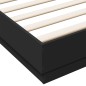 vidaXL Estructura de cama madera de ingeniería negra 200x200 cm vidaXL Estructura de cama madera de ingeniería negra 200x200 cm