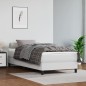 vidaXL Cama box spring con colchón cuero sintético blanco 100x200 cm vidaXL Cama box spring con colchón cuero sintético blanco 100x200 cm