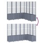 vidaXL Jardinera con enrejado PP gris 160x160x140 cm vidaXL Jardinera con enrejado PP gris 160x160x140 cm