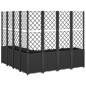 vidaXL Jardinera con enrejado PP negro 160x160x140 cm vidaXL Jardinera con enrejado PP negro 160x160x140 cm
