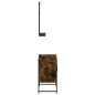 vidaXL Set de muebles de baño 2 pzas madera ingeniería roble ahumado vidaXL Set de muebles de baño 2 pzas madera ingeniería roble ahumado