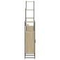 vidaXL Juego de muebles de baño 4 pzas madera ingeniería roble Sonoma vidaXL Juego de muebles de baño 4 pzas madera ingeniería roble Sonoma