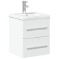 vidaXL Mueble de baño con lavabo integrado blanco vidaXL Mueble de baño con lavabo integrado blanco