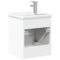 vidaXL Mueble de baño con lavabo integrado blanco vidaXL Mueble de baño con lavabo integrado blanco