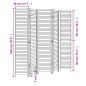 vidaXL Biombo separador de 5 paneles madera maciza Paulownia negro vidaXL Biombo separador de 5 paneles madera maciza Paulownia negro