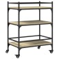 vidaXL Carrito de cocina madera ingeniería roble Sonoma 65x40x86,5 cm vidaXL Carrito de cocina madera ingeniería roble Sonoma 65x40x86,5 cm