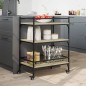 vidaXL Carrito de cocina madera ingeniería roble Sonoma 65x40x86,5 cm vidaXL Carrito de cocina madera ingeniería roble Sonoma 65x40x86,5 cm