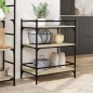 vidaXL Carrito de cocina madera ingeniería roble Sonoma 65x40x86,5 cm vidaXL Carrito de cocina madera ingeniería roble Sonoma 65x40x86,5 cm