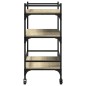 vidaXL Carrito de cocina madera ingeniería roble Sonoma 65x40x86,5 cm vidaXL Carrito de cocina madera ingeniería roble Sonoma 65x40x86,5 cm