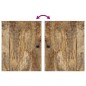 vidaXL Conjunto de armarios de baño 5 piezas madera maciza de mango vidaXL Conjunto de armarios de baño 5 piezas madera maciza de mango
