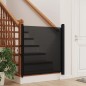 vidaXL Puerta retráctil para mascotas negra 82,5x125 cm vidaXL Puerta retráctil para mascotas negra 82,5x125 cm
