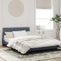vidaXL Estructura cama con cabecero terciopelo gris oscuro 140x200 cm vidaXL Estructura cama con cabecero terciopelo gris oscuro 140x200 cm