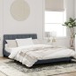 vidaXL Estructura cama con cabecero terciopelo gris oscuro 140x190 cm vidaXL Estructura cama con cabecero terciopelo gris oscuro 140x190 cm