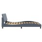 vidaXL Estructura cama con cabecero terciopelo gris oscuro 140x190 cm vidaXL Estructura cama con cabecero terciopelo gris oscuro 140x190 cm
