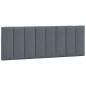 vidaXL Estructura cama con cabecero terciopelo gris oscuro 140x190 cm vidaXL Estructura cama con cabecero terciopelo gris oscuro 140x190 cm