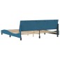 vidaXL Estructura de cama con cabecero terciopelo azul 200x200 cm vidaXL Estructura de cama con cabecero terciopelo azul 200x200 cm