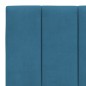 vidaXL Estructura de cama con cabecero terciopelo azul 200x200 cm vidaXL Estructura de cama con cabecero terciopelo azul 200x200 cm