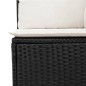 vidaXL Set de sofás de jardín 10 pzas cojines ratán sintético negro vidaXL Set de sofás de jardín 10 pzas cojines ratán sintético negro