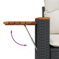 vidaXL Set de sofás de jardín 10 pzas cojines ratán sintético negro vidaXL Set de sofás de jardín 10 pzas cojines ratán sintético negro