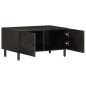 vidaXL Mesa de centro madera maciza de mango negra 80x50x40 cm vidaXL Mesa de centro madera maciza de mango negra 80x50x40 cm