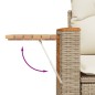 vidaXL Juego de sofás jardín con cojines beige 10 pzas ratán sintético vidaXL Juego de sofás jardín con cojines beige 10 pzas ratán sintético