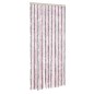vidaXL Cortina antimoscas chenilla gris plateado y rosa 100x230 cm