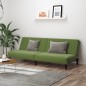 vidaXL Sofá cama de 2 plazas terciopelo verde claro vidaXL Sofá cama de 2 plazas terciopelo verde claro