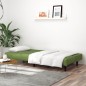 vidaXL Sofá cama de 2 plazas terciopelo verde claro vidaXL Sofá cama de 2 plazas terciopelo verde claro