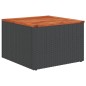 vidaXL Set de sofás de jardín 10 pzas cojines ratán sintético negro vidaXL Set de sofás de jardín 10 pzas cojines ratán sintético negro