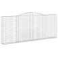 vidaXL Cestas gaviones 9 uds forma de arco hierro 400x30x160/180 cm vidaXL Cestas gaviones 9 uds forma de arco hierro 400x30x160/180 cm