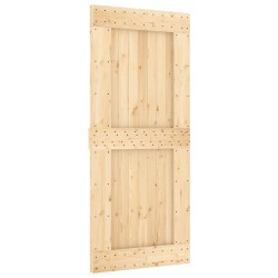 vidaXL Puerta NARVIK madera maciza pino 90x210 cm