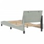 vidaXL Estructura de cama con cabecero terciopelo gris claro 90x190 cm vidaXL Estructura de cama con cabecero terciopelo gris claro 90x190 cm
