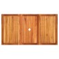 vidaXL Mesa de jardín ratán sintético madera acacia beige 140x80x75 cm vidaXL Mesa de jardín ratán sintético madera acacia beige 140x80x75 cm