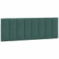 vidaXL Estructura cama con cabecero terciopelo verde oscuro 140x200 cm