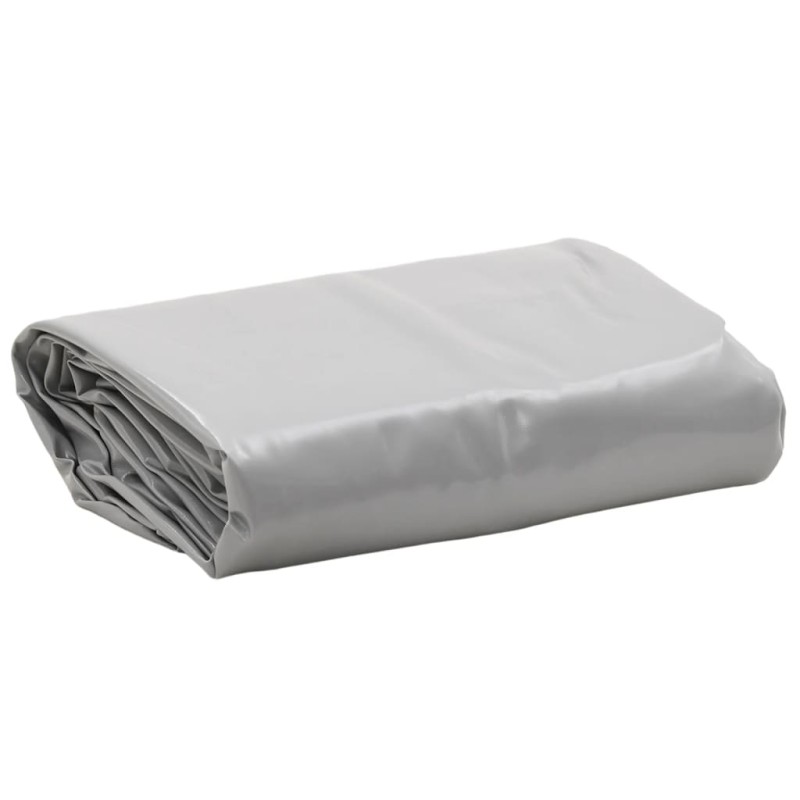 vidaXL Lona gris 5x8 m 600 g/m²