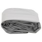 vidaXL Lona gris 5x8 m 600 g/m²