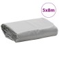 vidaXL Lona gris 5x8 m 600 g/m²