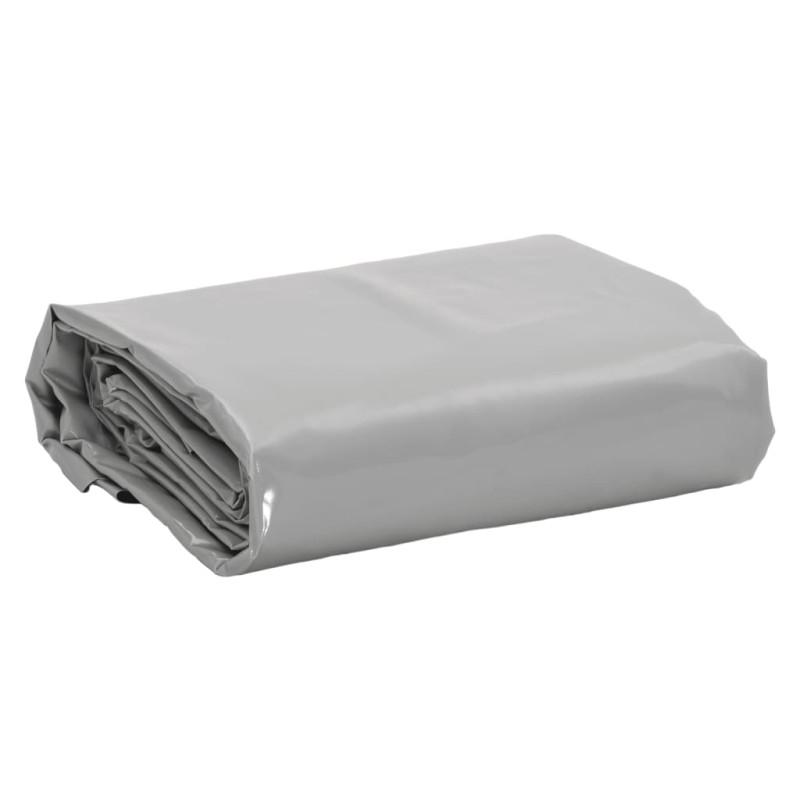 vidaXL Lona gris 1,5x2 m 600 g/m²