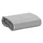 vidaXL Lona gris 1,5x2 m 600 g/m²