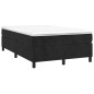 vidaXL Cama box spring con colchón terciopelo negro 120x200 cm vidaXL Cama box spring con colchón terciopelo negro 120x200 cm