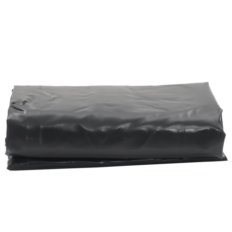 vidaXL Lona negra 1,5x2 m 600 g/m²
