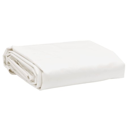 vidaXL Lona blanco Ø 2,4 m 600 /m²