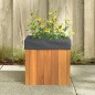 vidaXL Jardinera de madera maciza de acacia 25x25x25 cm vidaXL Jardinera de madera maciza de acacia 25x25x25 cm