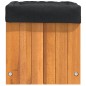 vidaXL Jardinera de madera maciza de acacia 25x25x25 cm vidaXL Jardinera de madera maciza de acacia 25x25x25 cm